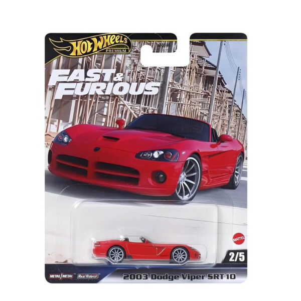 Mattel Hot Wheels Premium - The Fast and Furious - 2003 Dodge Vuper SRT10 (Group HNW46) - Image 2