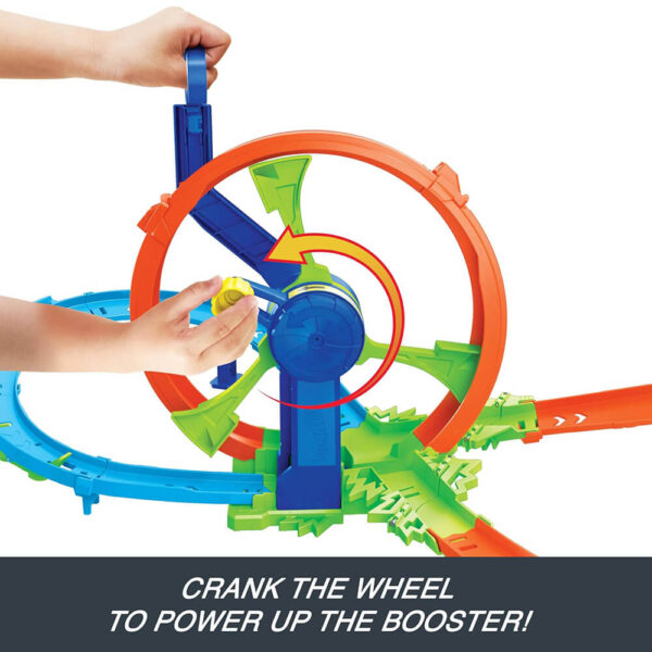 Mattel Hot Wheels Rapid Launch & Loop Playset With 1:64 Scale Die-Cast Toy Car, Crash & Track Set - Image 3