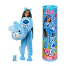 Mattel Barbie Cutie Reveal Care Bears Series Doll & Accessories in Grumpy Bear Plush Costume, 10 Surprises
