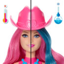 Mattel Barbie Color Reveal Fashion Doll & Accessories with 6 Surprises, Disco Star Series with Metallic Shine & Color-Change Bodice