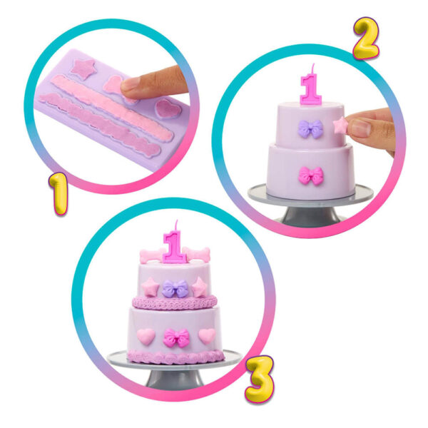 Mattel Barbie Party Unboxed Pet Birthday Series Doll & Accessories, Birthday Bows Set With 10 Surprises - Image 3