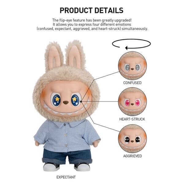 Pop Mart The Monsters Labubu Flip With Me Vinyl Plush Doll - Image 8