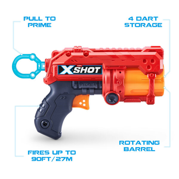 ZURU XSHOT EXCEL FURY 4 (16Darts) - Image 3