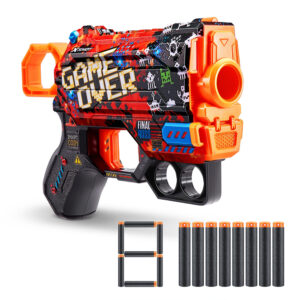 ZURU XSHOT SKINS MENACE (8 Darts) GAME OVER (36515)
