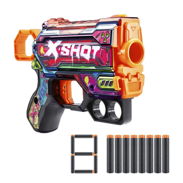 ZURU XSHOT SKINS MENACE (8 Darts) MERCENARY (36515)