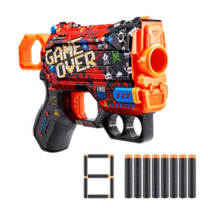 ZURU XSHOT SKINS FLUX (8 DARTS) GAME OVER (36516)