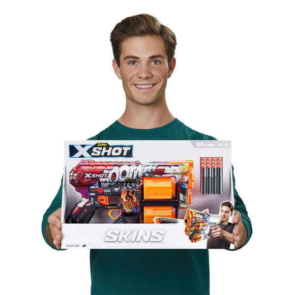 ZURU XSHOT SKINS DREAD (12 DARTS) BOOM (36517) - Image 5