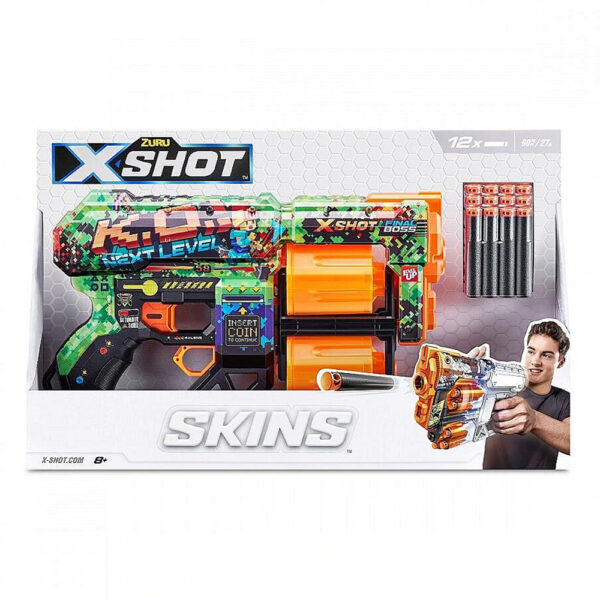 ZURU XSHOT SKINS DREAD (12 DARTS) K.O. (36517) - Image 2
