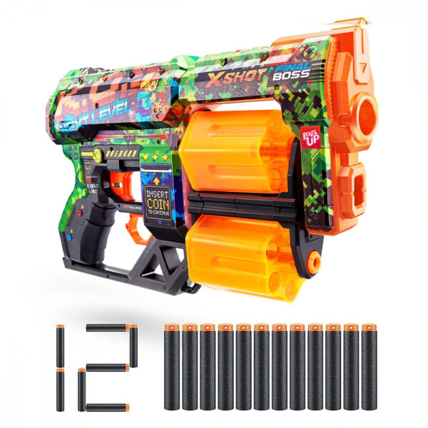 ZURU XSHOT SKINS DREAD (12 DARTS) K.O. (36517)