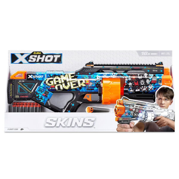 ZURU XSHOT SKINS LAST STAND (16 DARTS) GAME OVER (36518) - Image 2