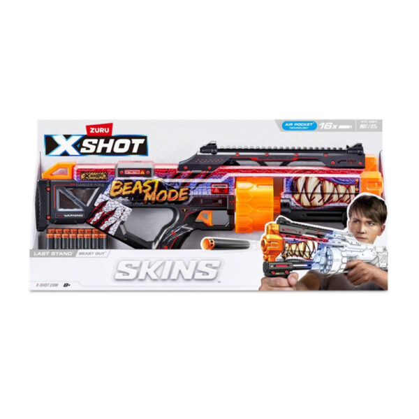 ZURU XSHOT SKINS LAST STAND (16 DARTS) BEAST OUT (36518) - Image 2