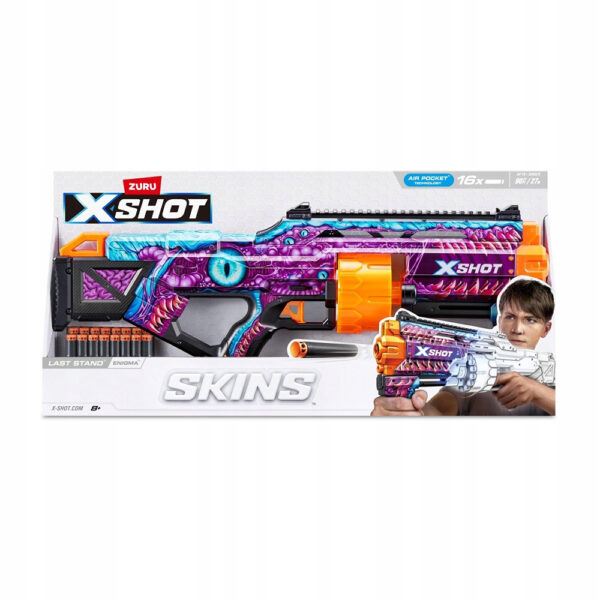 ZURU XSHOT SKINS LAST STAND (16 DARTS) ENIGMA (36518) - Image 2