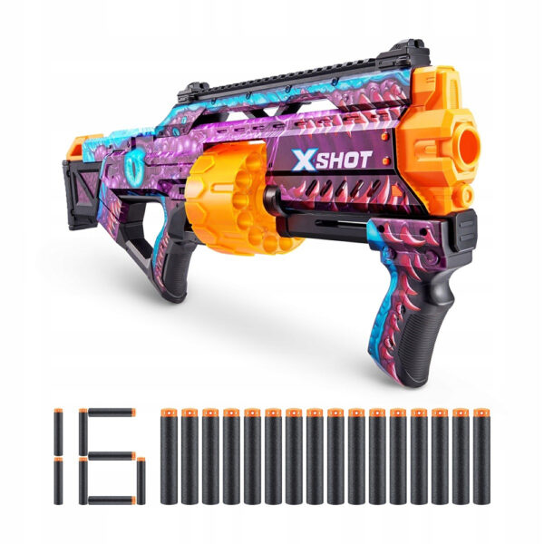 ZURU XSHOT SKINS LAST STAND (16 DARTS) ENIGMA (36518)