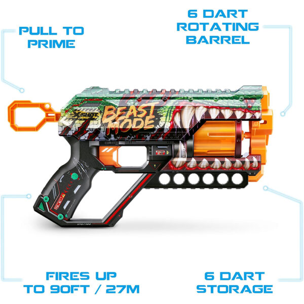 ZURU XSHOT SKINS GRIEFER (12 DARTS) BEAST OUT (36561) - Image 3