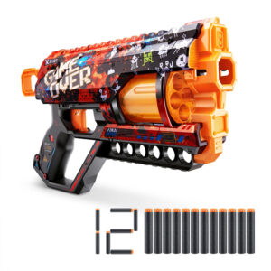 ZURU XSHOT SKINS GRIEFER (12 DARTS) GAME OVER (36561)