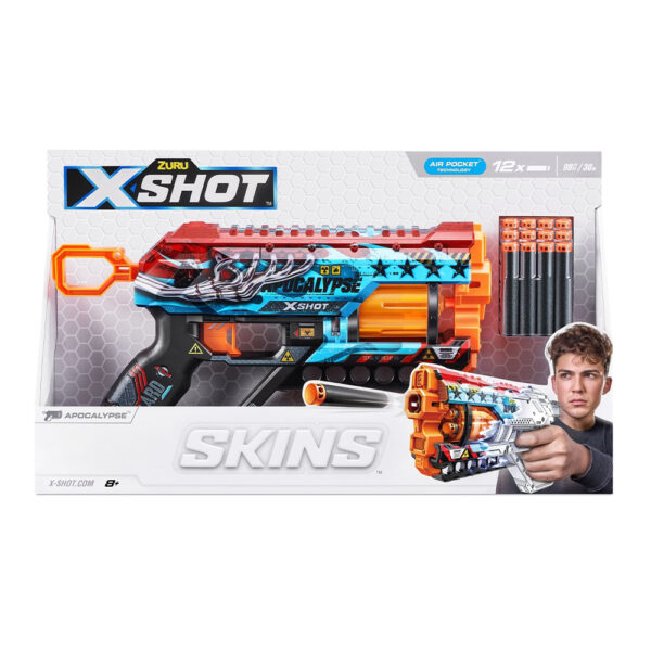 ZURU XSHOT SKINS GRIEFER (12 DARTS) APOCALYPSE (36561) - Image 2