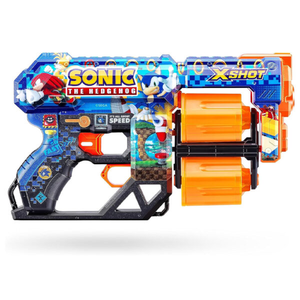 ZURU XSHOT SKINS SERIES 1 DREAD SONIC (12 DARTS) MEGA SONIC (36583) - Image 5