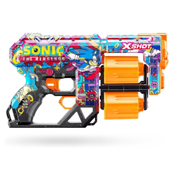 ZURU XSHOT SKINS SERIES 1 DREAD SONIC (12 DARTS) ROBOTNIK (36583) - Image 5