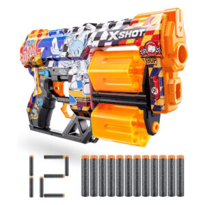ZURU XSHOT SKINS SERIES 1 DREAD SONIC (12 DARTS) SUPER SPEED (36583)
