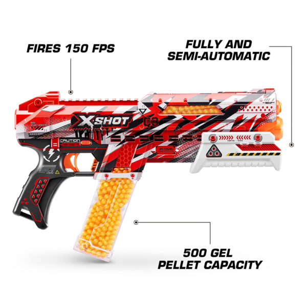 ZURU XSHOT HYPER GEL SERIES 1 SMALL BLASTER (5000GELLETS) COLOR ASSORTMENT - Image 3