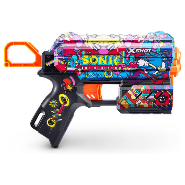 ZURU XSHOT SKINS SERIES 1 FLUX Sonic (8 Darts) ROBOTNIK (36648) - Image 5