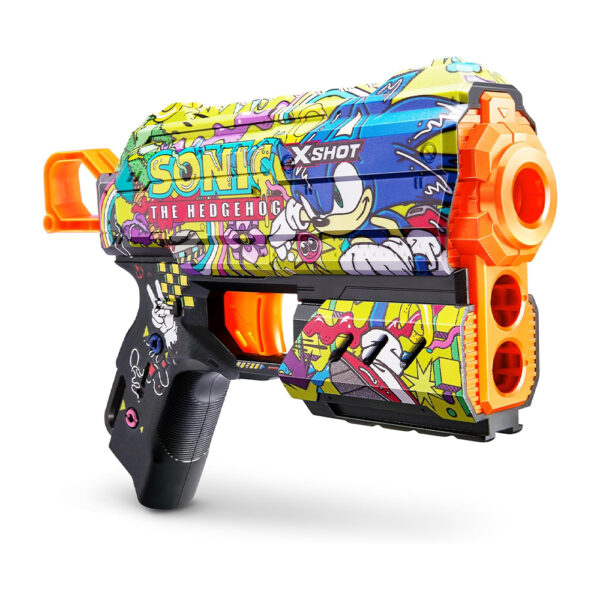 ZURU XSHOT SKINS SERIES 1 FLUX Sonic (8 Darts) HYPER SPIKE (36648) - Image 5