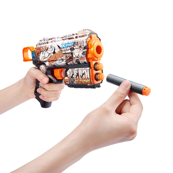 ZURU XSHOT SKINS SERIES 1 FLUX Sonic (8 Darts) RETRO (36648) - Image 4