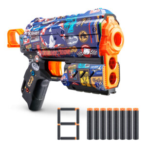 ZURU XSHOT SKINS SERIES 1 FLUX Sonic (8 Darts) RACE TEAM (36648)