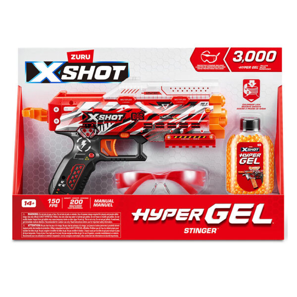 ZURU XSHOT HYPER GEL SERIES 1 STINGER (3000GELLETS) - Image 2