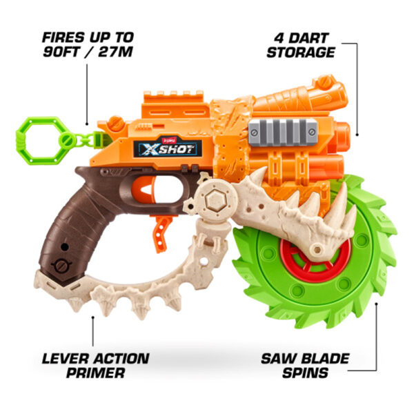 ZURU XSHOT INSANITY SERIES 1 HORRORFIRE REAPER-X (8DARTS) - Image 3