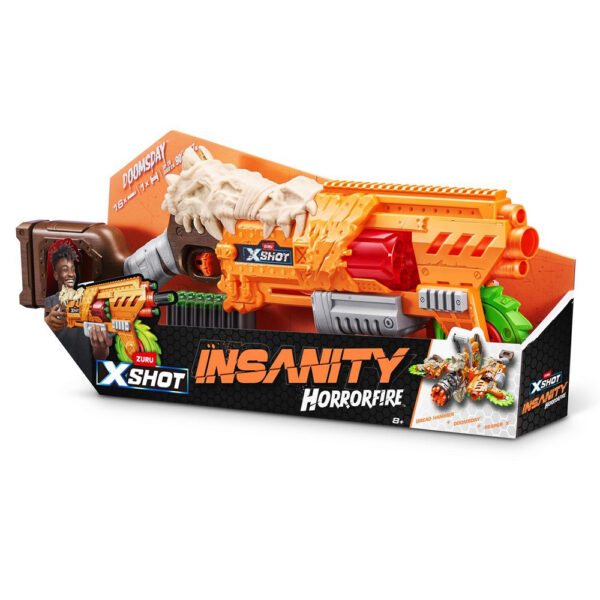 ZURU XSHOT INSANITY SERIES 1 HORRORFIRE DOOMSDAY (16DARTS) - Image 2