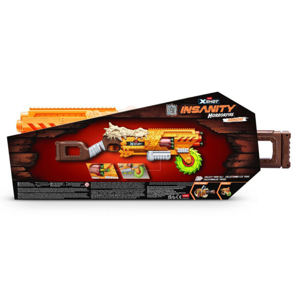 ZURU XSHOT INSANITY SERIES 1 HORRORFIRE DOOMSDAY (16DARTS) - Image 5