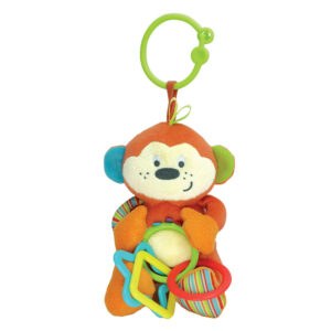 Winfun - Little Pals Toys: Cheeky Chimp Rattle with Rings 000119
