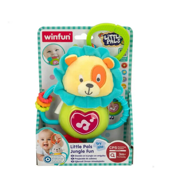 Winfun - Little Pals Toys: Caesar the Lion Jungle Fun 000154 - Image 2
