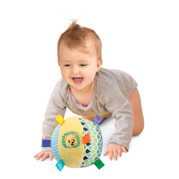 Winfun - Little Pals Toys: Caesar the Lion Soft Rattle Ball  000180 - Image 3