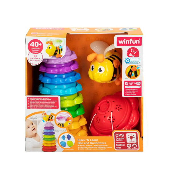 Winfun Toys: Stack N Learn Bee 000650 - Image 2