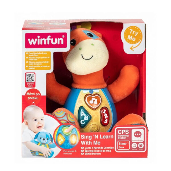 Winfun Toys: Sing N Learn With Me -Patch The Giraffe 000688 - Image 2
