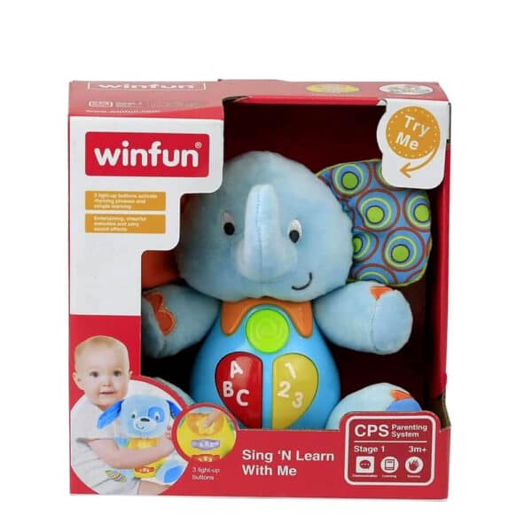 Winfun Toys: Sing N Learn With Me -Timber The Elephant 000689 - Image 2