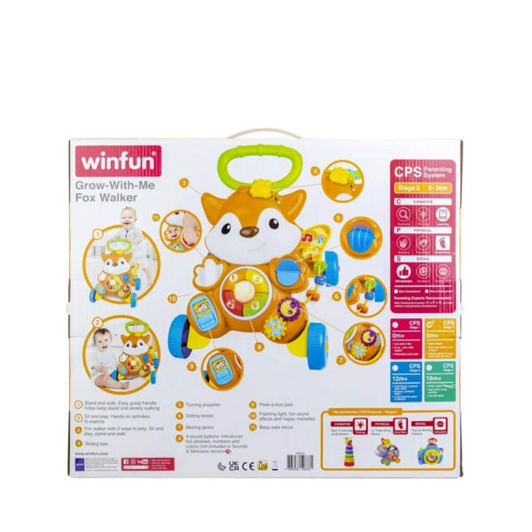Winfun Toys: Grow-With-Me Fox Walker 000878 - Image 2