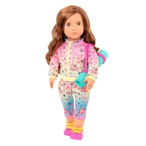 DOLL W/ YOGA OUTFIT & MAT, LUCY GRACE