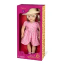 Doll WITH FLORAL PRINTED DRESS&SUNHAT,DAHLIA