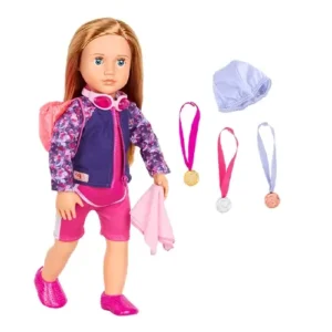 Our Generation - Dlx Swimmer Poseable Doll w/Accy, Maya