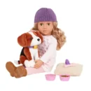 Doll w/Pet Dog, Ember & Beagle