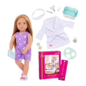 Deluxe Spa Doll w/Book, Serafina  and "Hurrah for the Spa!"