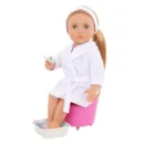 Deluxe Spa Doll w/Book, Serafina  and "Hurrah for the Spa!"