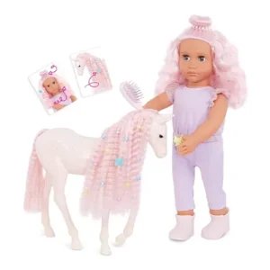 Hair Play Doll w/Pet Foal