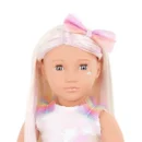 Doll w/ Unicorn  Fashion Doll in Rainbow Outfit