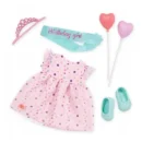 Doll w/Frilly Party Dress & Shoes, Esme