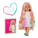 Hairgrow Doll w/Rainbow Colored Hair, Tessie  "From Hair to There"