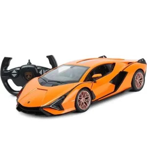 Rastar R/C Car Lamborghini Sian Open Doors Manually 1:14 Orange